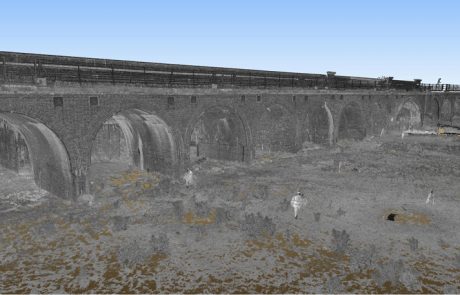 Irchester Viaduct 3D Laser Scan View