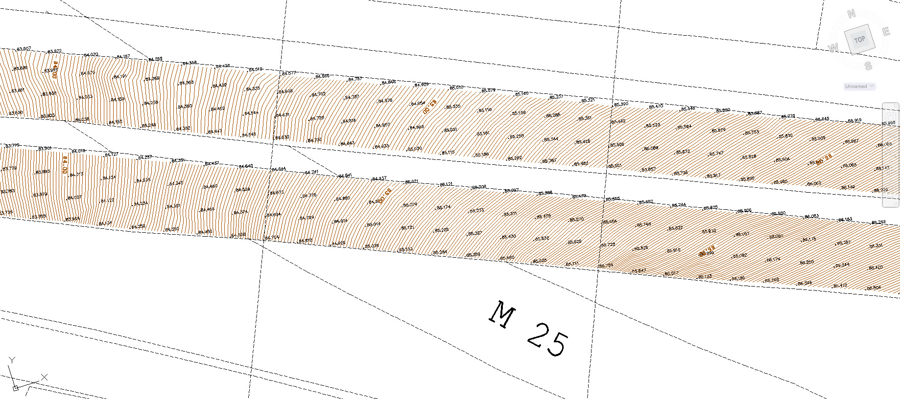 Isopachytes Road Contours